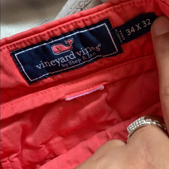 Pinky peach vineyard vines pants - Picture 3 of 4